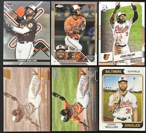 6 Karten MLB Lot Cedric Mullins Baltimore Orioles Topps Chrome, SC Orange & mehr - Bild 1 von 6