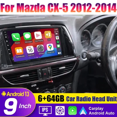 Kit de actualización de unidad principal automática Android Carplay inalámbrico de 10"" para Mazda CX-5 2012-2014 Foto 1 de 4