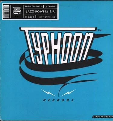 Various Artists Jazz Powers E.p. 12" vinyl UK Typhoon 1993 - pic sleeve TYPH1202 - Image 1 of 4