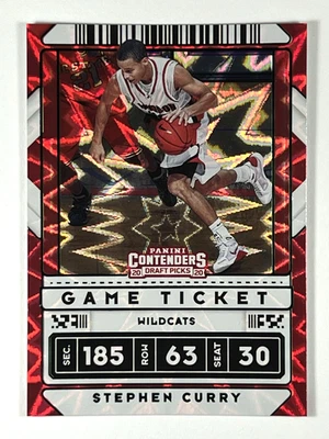 2020 Panini Contenders Draft Picks - Green Explosion #1 Stephen Curry - Image 1 of 3