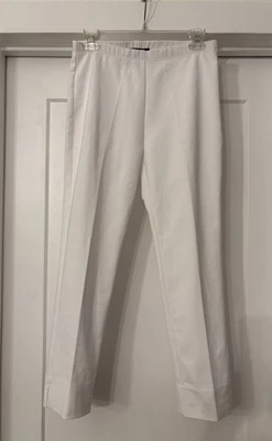 Women’s NWT Karen Kane White Cropped Side Zip Pants Size 6 - Image 1 of 4