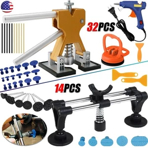 Kit de extractor de reparación de automóviles sin pintura para abolladuras 14-32X removedor elevador herramienta de daños por granizo de abolladuras - Imagen 1 de 19