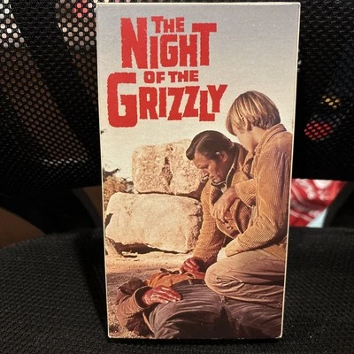 The Night of the Grizzly (VHS, 1985) Clint Walker, Martha Hyer ~ Cool Box ~ VGC - Image 1 of 4