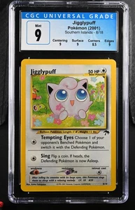 CGC 9 Pokemon TCG 2001 Southern Islands #8/18 Jigglypuff - Picture 1 of 2