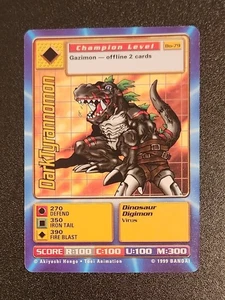 1999 Digimon Digital Monsters Unlimited DarkTyrannomon #BO-79 - Foto 1 di 1