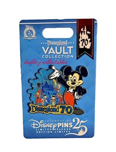 Disneyland 70 Vault Collection Mickey Mouse Cast Exclusive LR Disney Pin - Picture 1 of 2