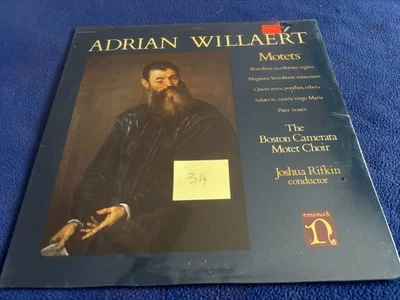 NEW sealed CLASSICAL  MUSIC record ADRIAN WILLAERT motets JOSHUA RIFKIN boston - Image 1 of 2