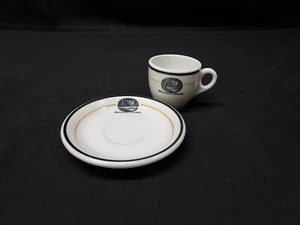 OLD Brunswick Springs Hotel Demitasse Cup & Saucer - BLOOMFIELD VT, STRATFORD NH - Picture 1 of 5