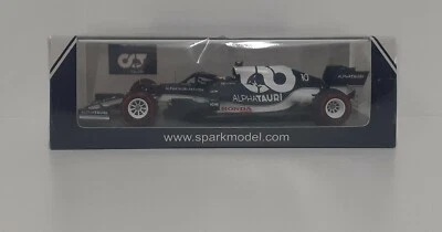 DIECAST 1:43 MODELLINO AUTO SPARK F1 ALPHA TAURI HONDA GASLY MONACO 2021 STATICO - Immagine 1 di 4
