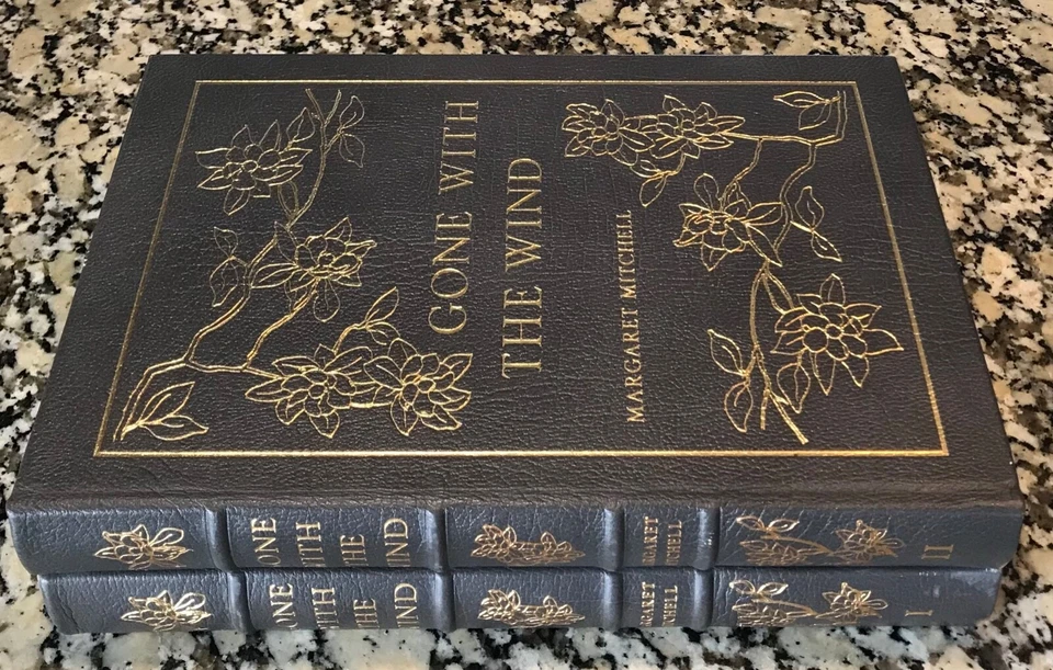 easton press GONE WITH THE WIND by Margaret Mitchell in 2 vols — 第 1/1 张图片