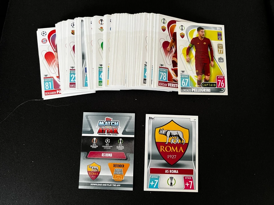 LOT 228 DIFFERENTS CARDS DONT 52 SPECIALES TOPPS MATCH ATTAX 2021/22 SANS DOUBLE - Photo 1/1