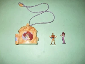 Disneys Hercules & Megara Necklace Toy With Dolls - Picture 1 of 2