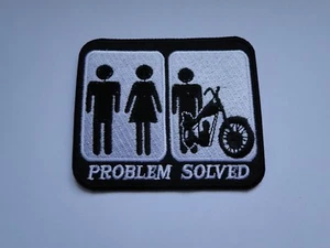Patch PROBLEM SOLVED ca 7,5 x 6,5 cm - Picture 1 of 1