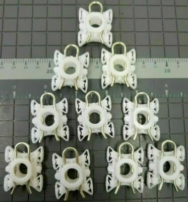 Clips de rodillo deslizante regulador de ventana para Volvo C54 XC90 S60 V70 XC70 S80 10 piezas Foto 1 de 4