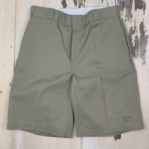 Dickies - Nuevo sin etiquetas Caqui Beige Ropa de trabajo larga Ropa de trabajo Pantalones cortos, para hombre 35/36 x 23"" Outseam - Imagen 1 de 10