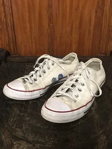 Converse All Star Custom Painted White Unisex Herren 7 Damen 9 - Bild 1 von 8