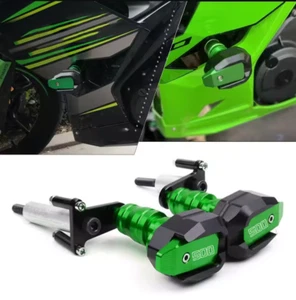Falling Protection Frame Slider Fairing Guard Crash Pad For NINJA500 Z500 24-25 - Picture 1 of 12