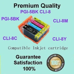 8 x PGI-5BK CLI-8 B/C/M/Y Compatible for CANON PIXMA MP970 MX700 MX850 IP3300 - Picture 1 of 1