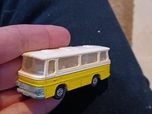 1970 Matchbox Lesney Superfast No. 12 Setra Coach Bus Yellow & White - Picture 1 of 8