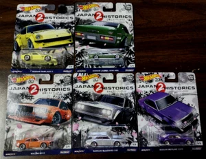 Hot Wheels 2018 Japan 2 Historics Complete Set of 5 Nice! Free Ship - Picture 1 of 1