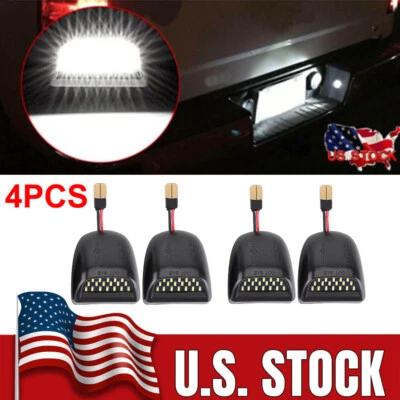 4x Lámpara de luz de matrícula LED blanca para accesorios Chevy Avalanche y Traverse Foto 1 de 4