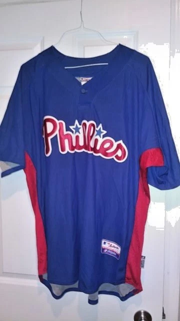Camiseta deportiva de entrenamiento de primavera Ryan Howard 2008 Philadelphia Phillies talla XXL-nueva Foto 1 de 4