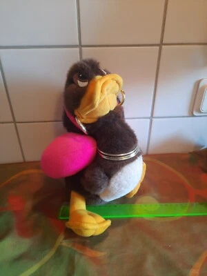 Alfred J. Kwak Winnie Ente Stofftier Vintage 80er 90er Jahre Spielzeug Plüsch - Bild 1 von 4