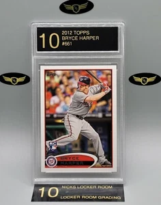 2012 Topps Washington Nationals BRYCE HARPER #661 rookie RC mint LRG 10 - Picture 1 of 2