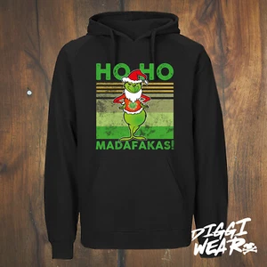 GRINCH MADAFAKAS | CHRISTMAS XMAS HATER HASSER HOODIE GESCHENK FUN S-5XL - Bild 1 von 2