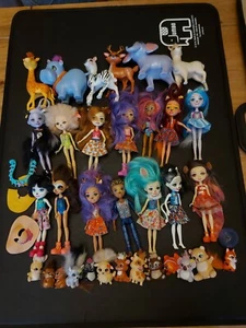 Enchantimals Figure Bundle X14 And Animals - Picture 1 of 9