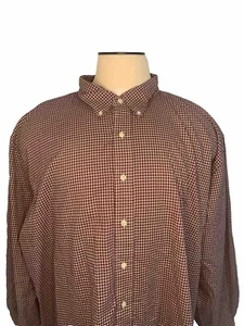 Ralph Lauren Herren 3XB Big Classic Fit Button Down Hemd rot kariert Pony Logo - Bild 1 von 4