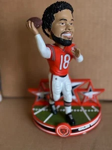 Caleb Williams Chicago Bears FOCO 2024 Football Superstar Series Bobblehead nuovo con scatola - Foto 1 di 2