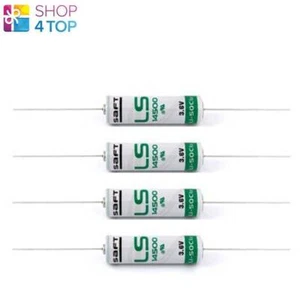 4 SAFT LS14500 WITH AXIAL WIRE AA LITHIUM BATTERIES 3.6V 2600mAh LI-SOCI2 NEW - Picture 1 of 3