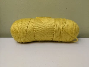 LION BRAND 24/7 COTTON YARN 3.5 oz "LEMON"   - Picture 1 of 7