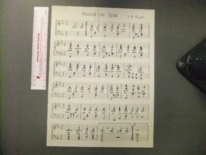 Hojas de canciones Boy Scout Region One 8058GG - Imagen 1 de 4