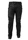 Mens Sexy Real Leather Motorcycle Bikers Pants Stylish And Durable Jeans Trouser
