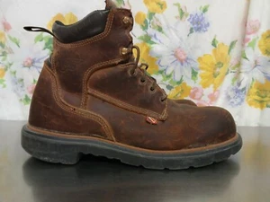 Botas de trabajo RED Wing para hombre 10,5 M punta de acero marrón - Hechas en EE. UU. - Imagen 1 de 8
