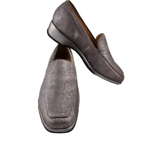 Alex Marie Womens Size 7.5 Lynore Pewter 4 Feature Technology Slip On Loafer 253 - Picture 1 of 9