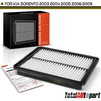 Engine Air Filter for Kia Sorento 2003 2004 2005 2006 2007-2009 Front 281133E000 - Image 1 of 4