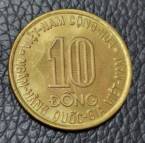 1974 Vietnam 10 Đồng Coin - Picture 1 of 2