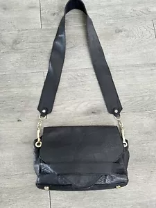 & OTHER STORIES Black Leather Handbag Bubble Bag Cross Body Crossbody - Picture 1 of 20