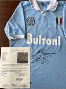 Diego Maradona Signed Napoli Jersey JSA COA - Picture 1 of 4