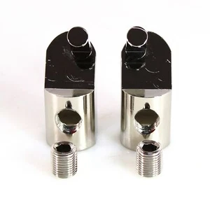Big Jeff Audio Single 1/0 GA to 4 GA 45 Degree Angled Amplifier Input Reducers - Picture 1 of 5
