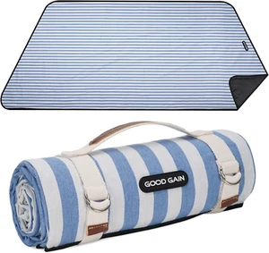 Picnic Outdoor Blankets Waterproof Extra Large - Beach Mat Sand Free Foldable wi - Picture 1 of 12
