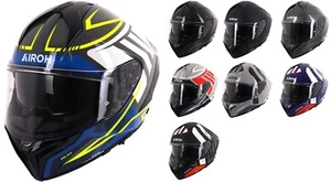 Casco Aerodinámico AIROH Matryx CARBONO Moto Sport Coolmax Visión Extra Amplia - Imagen 1 de 10