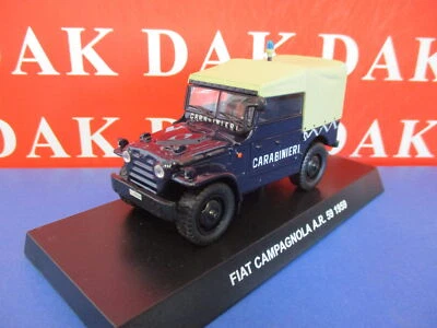 Die cast 1/43 Modellino Auto Carabinieri Fiat Campagnola A.R. 59 blu 1959 - Immagine 1 di 3