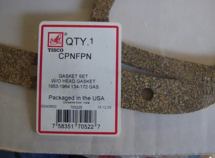 CPNFPN BASIC GASKET SET - 705225 - Image 1 of 1