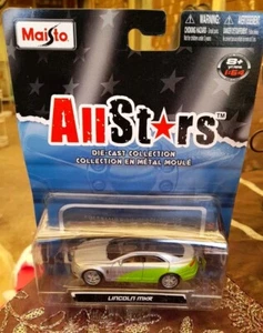 Maisto Lincoln MKR All Stars Detailed Collectible Car Slvr/Grn - Picture 1 of 2