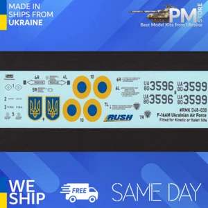 Kits de modelos Rush D48030 1/48 F-16A Fuerzas Aéreas Ucranianas - Imagen 1 de 2