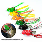 3cm Fishing Lure Hollow Fish Attraction Pvc Snakehead Fishing Frog Soft Lure